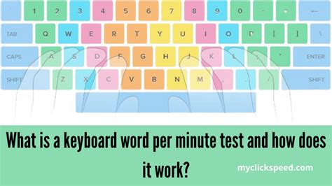 word per minute test